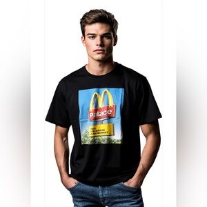 new- McLovin Napoleon dynamite
Fun McDonald’s Logo
Short sleeve classic T-shirt